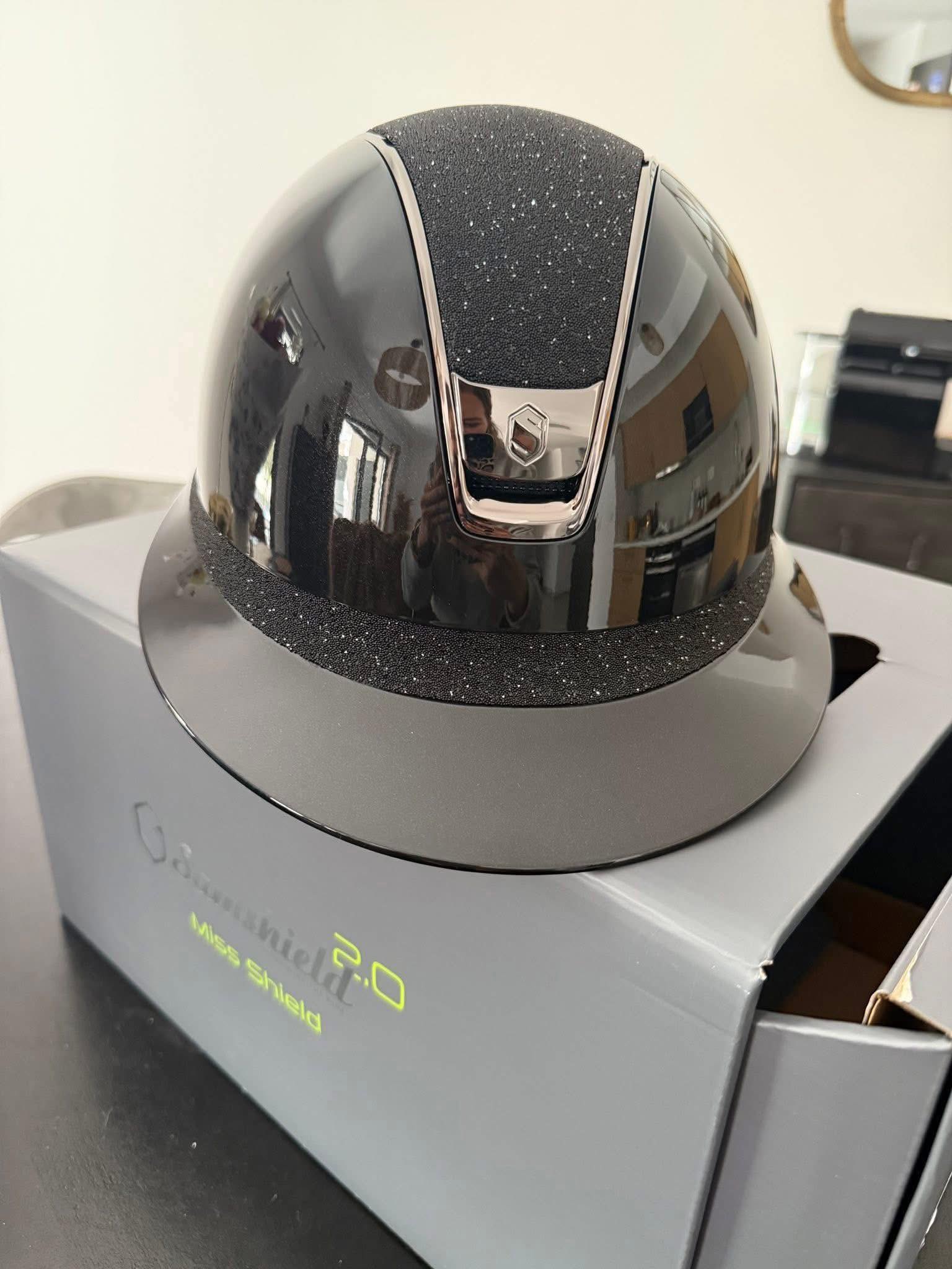 BOMBE SAMSHIELD MISS SHIELD 2.0 Crystal fabric noir